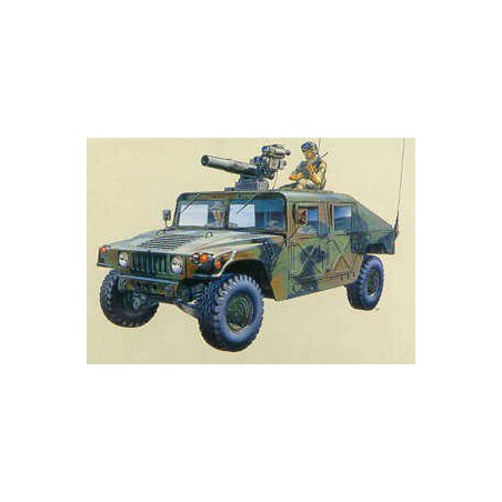 Maquette de Char en plastique M-996 Hummer + Tow 1/35 Maquette de Char en plastique M-996 Hummer + Tow 1/35