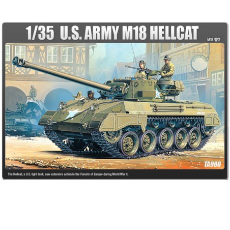 Maquette de Char en plastique US ARMY M18 HELLCAT 1/35 Maquette de Char en plastique US ARMY M18 HELLCAT 1/35