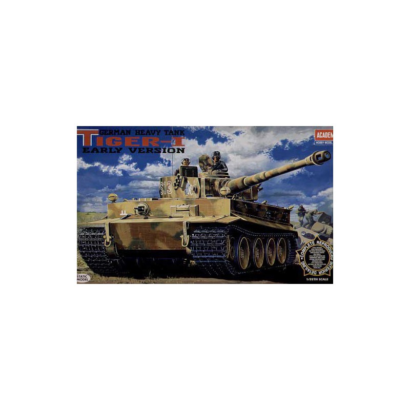 Maquette de Char en plastique German Tiger 1 Early 1/35