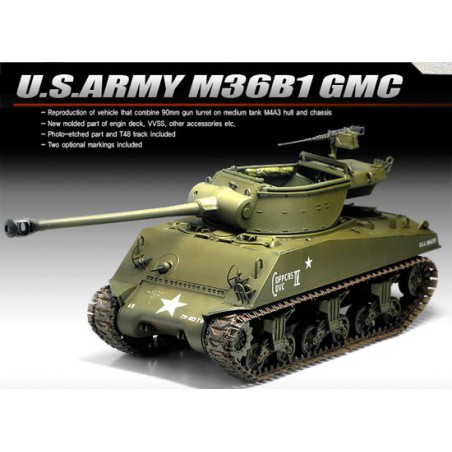 Maquette de Char en plastique US ARMY M36B1 GMC 1/35 Maquette de Char en plastique US ARMY M36B1 GMC 1/35