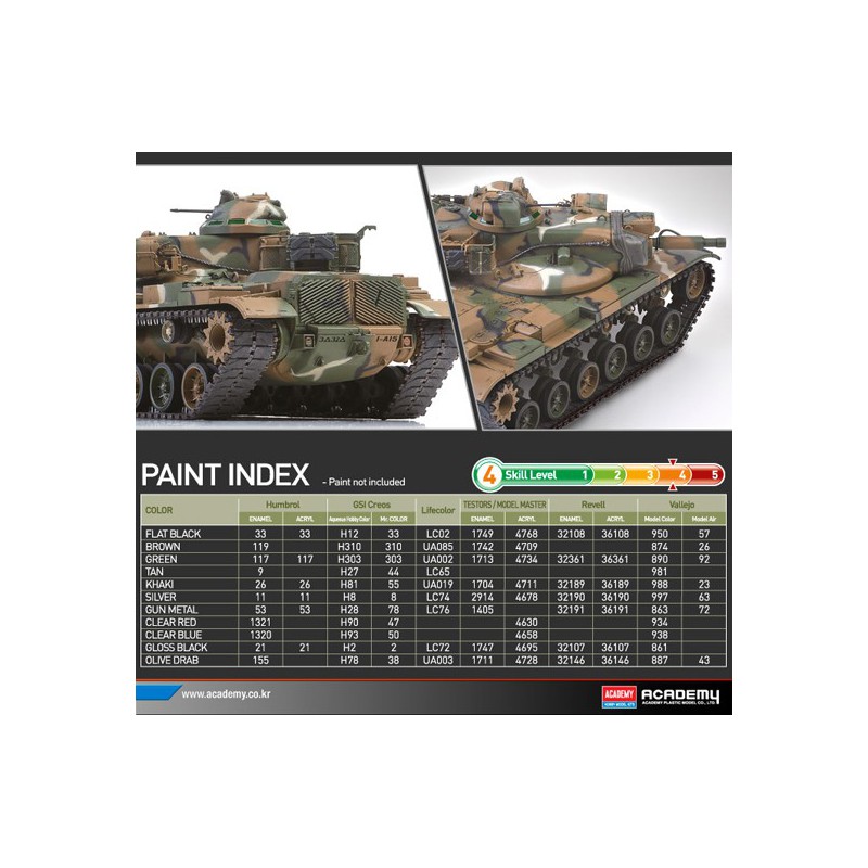 Maquette de Char en plastique M60A2 PATTON 1/35