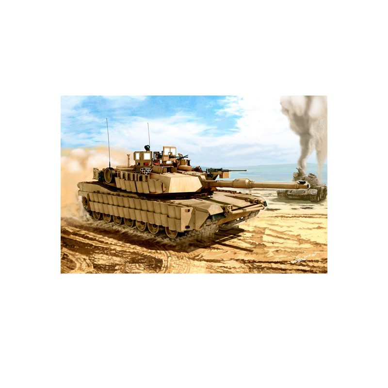 Maquette de Char en plastique U.S. Army M1A2 TUSK II 1/35