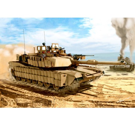 Maquette de Char en plastique U.S. Army M1A2 TUSK II 1/35 Maquette de Char en plastique U.S. Army M1A2 TUSK II 1/35