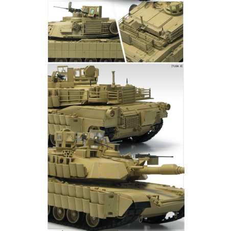 Maquette de Char en plastique U.S. Army M1A2 TUSK II 1/35 Maquette de Char en plastique U.S. Army M1A2 TUSK II 1/35