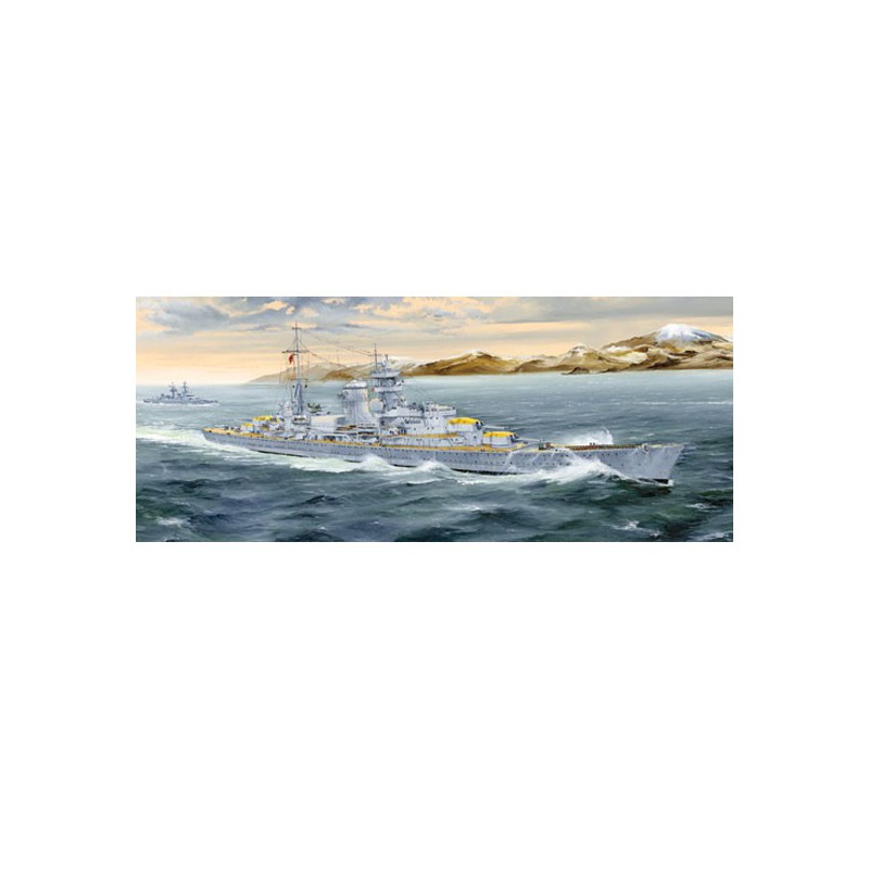 Maquette de Bateau en plastique GERMAN HEAVY CRUISER BLUCHER