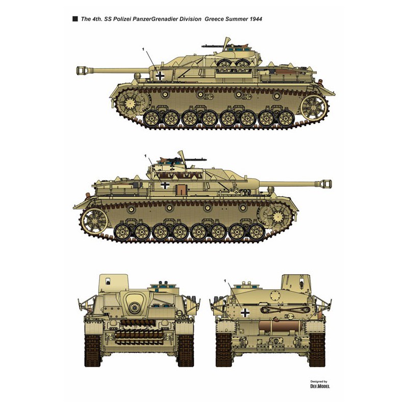 Maquette de Char en plastique German StuG IV Sd.Kfz.167