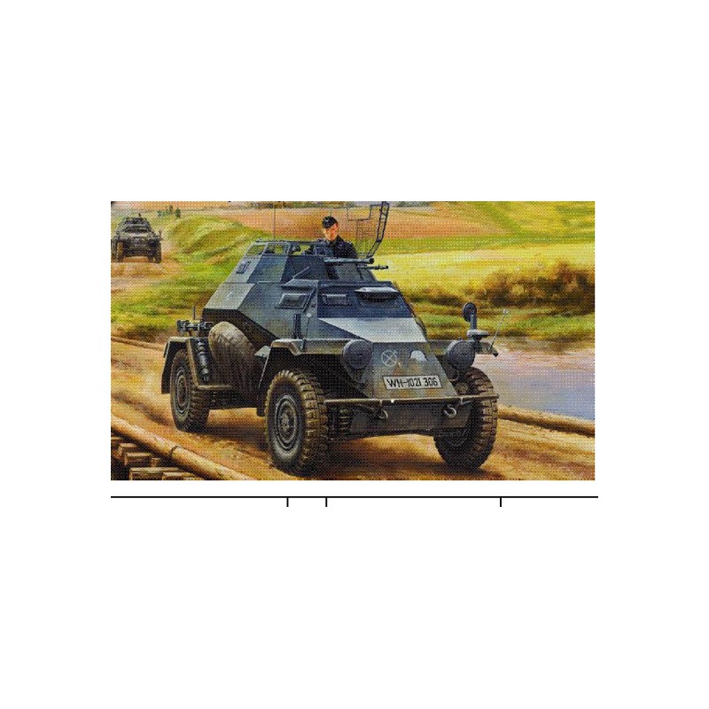 Maquette de Char en plastique 35043-Sd.Kfz.222 1/35
