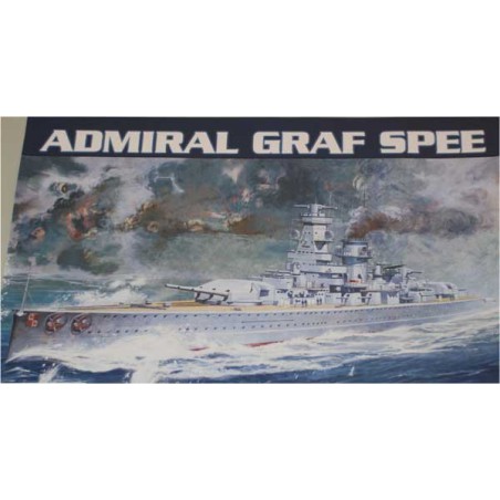 Maquette de Bateau en plastique ADMIRAL GRAF SPEE 1/350 Maquette de Bateau en plastique ADMIRAL GRAF SPEE 1/350