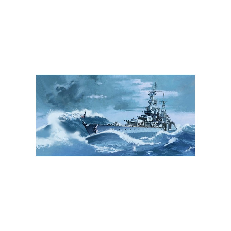 Maquette de Bateau en plastique U.S.S CA-35 Indianapolis 1/350