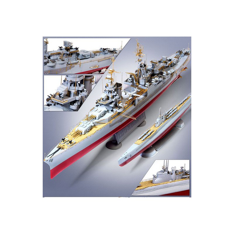 Maquette de Bateau en plastique CA-35 Indianapolis Premium Edittion 1/350