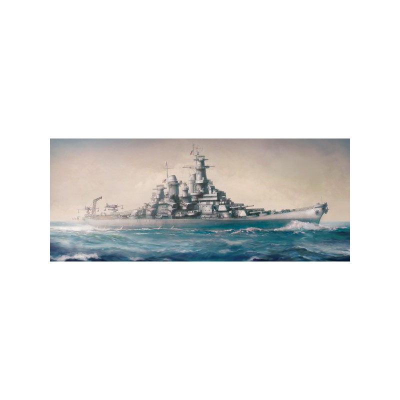 Maquette de Bateau en plastique USS Missouri BB-63 MCP 1/700