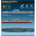 Maquette de Bateau en plastique USS Enterprise CV-6 M.E. 1/700 Maquette de Bateau en plastique USS Enterprise CV-6 M.E. 1/700