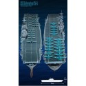 Maquette de Bateau en plastique USS Enterprise CV-6 M.E. 1/700 Maquette de Bateau en plastique USS Enterprise CV-6 M.E. 1/700