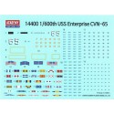 Maquette de Bateau en plastique USS Enterprise CVN-65 1/600 Maquette de Bateau en plastique USS Enterprise CVN-65 1/600