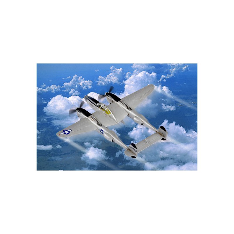 Maquette d'avion en plastique P-38L-5-L0 Lightning 1/72