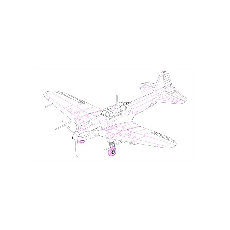 Maquette d'avion en plastique IL-2M3 Attack Aircraft 1/72