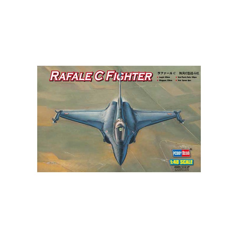 Maquette d'avion en plastique Rafale C French Fighter 1/48