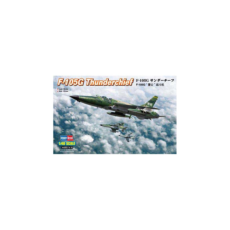 Maquette d'avion en plastique F-105G THUNDERCHIEF 1/48