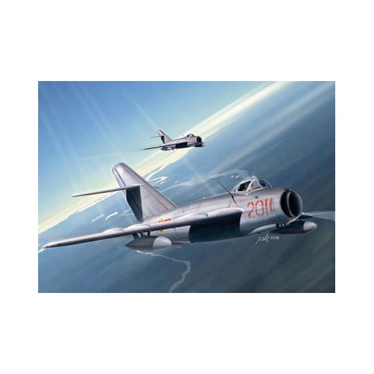 Maquette d'avion en plastique MIG - 17 F Fresco C 1/48