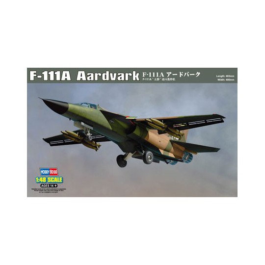 Maquette d'avion en plastique F-111A AARDWARK 1/48