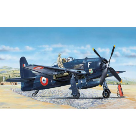 Maquette d'avion en plastique F8F-1B Bearcat Français 1/48 Maquette d'avion en plastique F8F-1B Bearcat Français 1/48