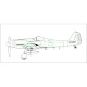 Maquette d'avion en plastique Focke Wulf FW190D-9J 1/48 Maquette d'avion en plastique Focke Wulf FW190D-9J 1/48