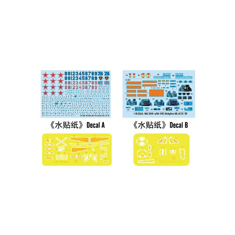 Maquette d'avion en plastique MiG-31BM. w/KH-47M2 1/48