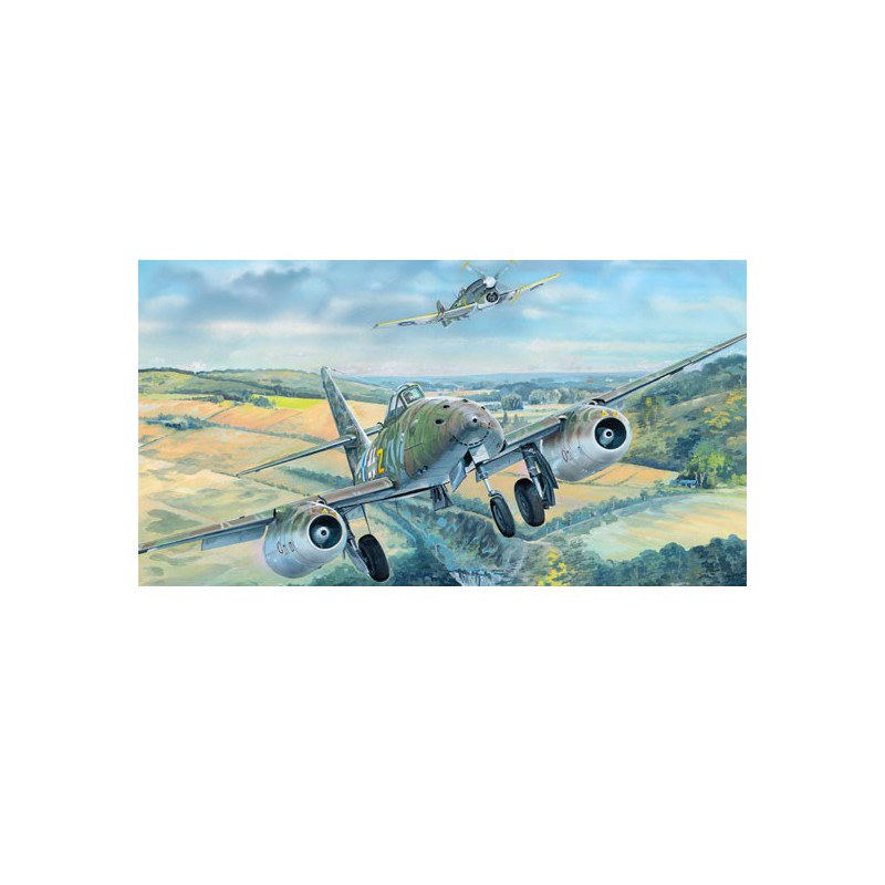 Maquette d'avion en plastique ME262 Fighter 1/18