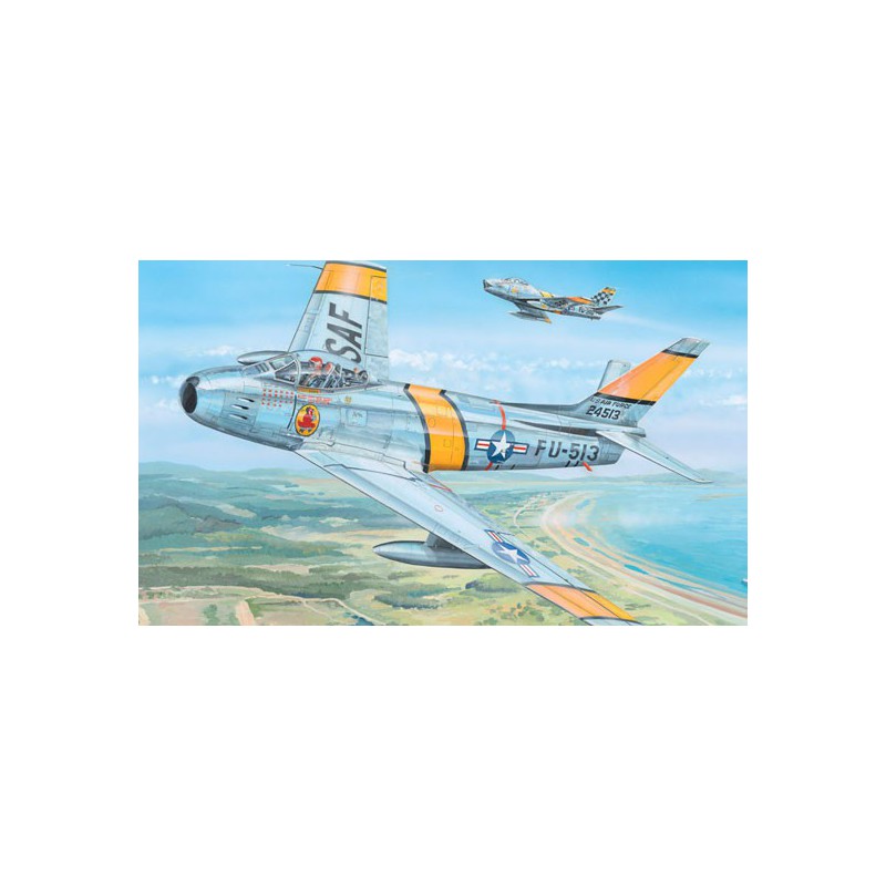 Maquette d'avion en plastique F-86 Sabre 1/18