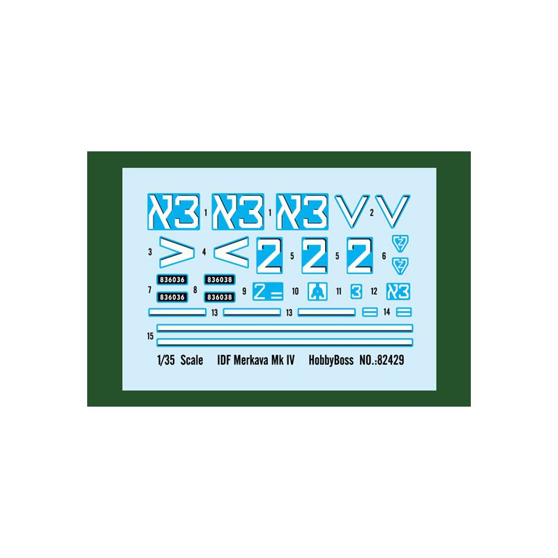 Maquette de Char en plastique Israeli Merkava Mk IV 1/35