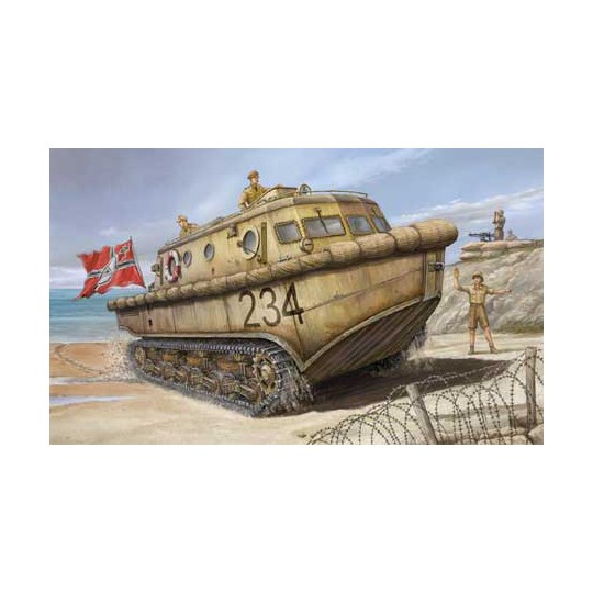 Maquette de Char en plastique German Land-Wasser-Schlepper
