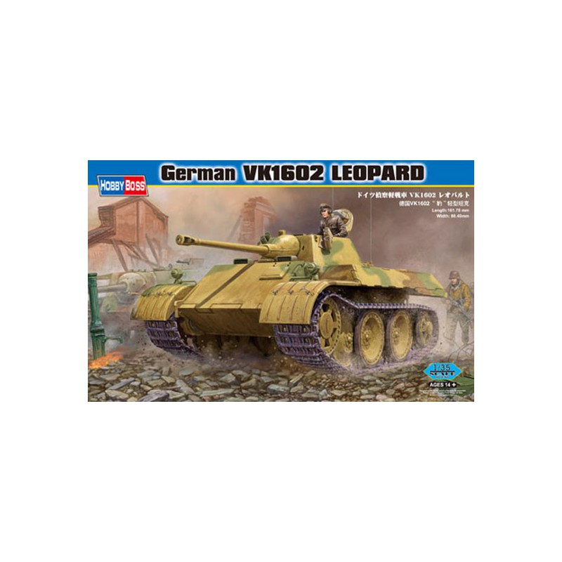 Maquette de Char en plastique German VK1602 Leopard 1/35