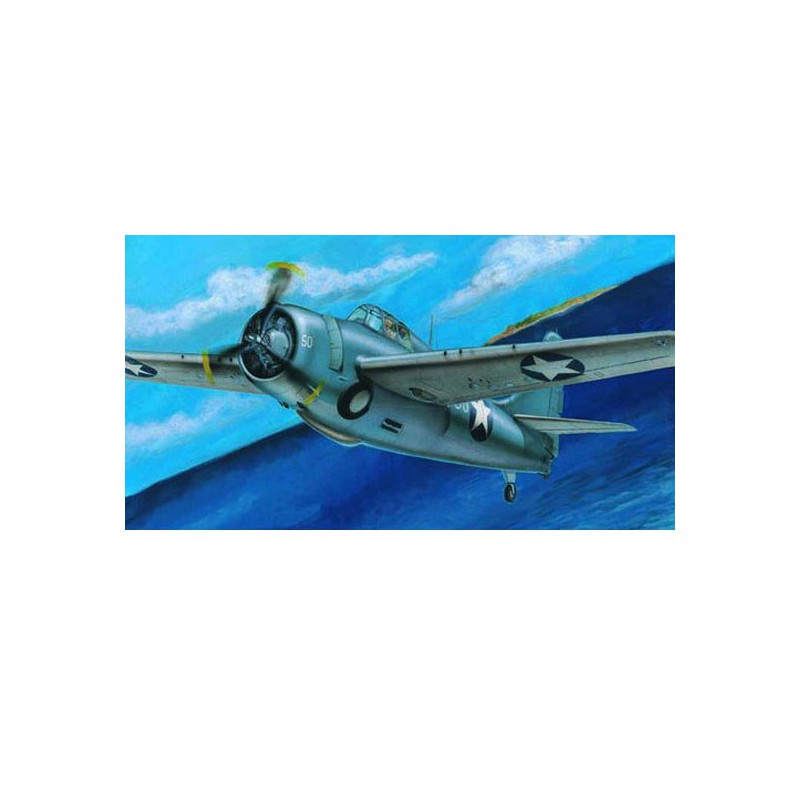 Maquette d'avion en plastique F4F-4 WILDCAT