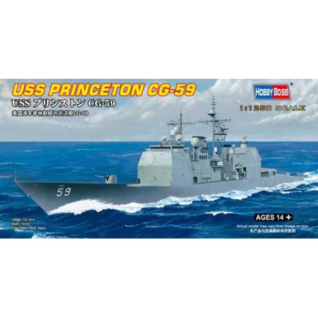Maquette de Bateau en plastique USS PRINCETON CG-59 1/1250 Maquette de Bateau en plastique USS PRINCETON CG-59 1/1250