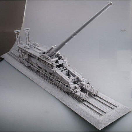Maquette de train en plastique Railways Gun Dora 1/72 Maquette de train en plastique Railways Gun Dora 1/72