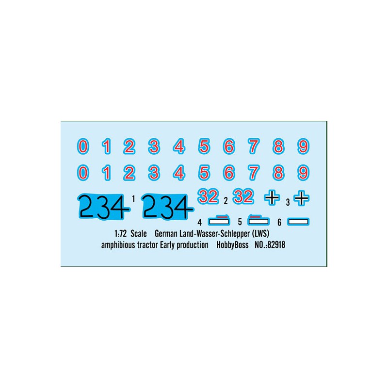 Maquette de Char en plastique Land Wasser Early 1/72