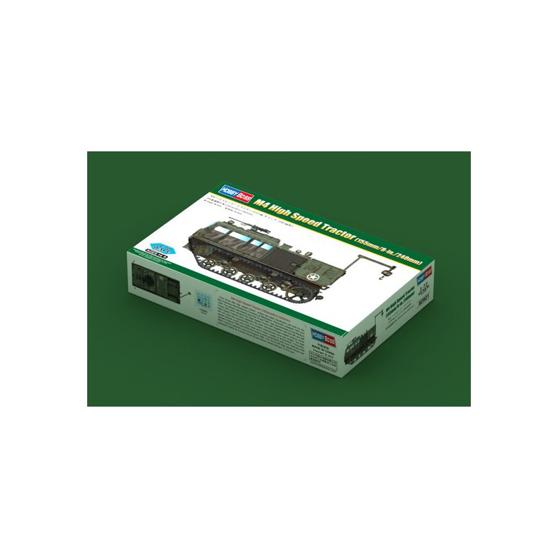 Maquette de Char en plastique High S. Tractor 155mm 1/72