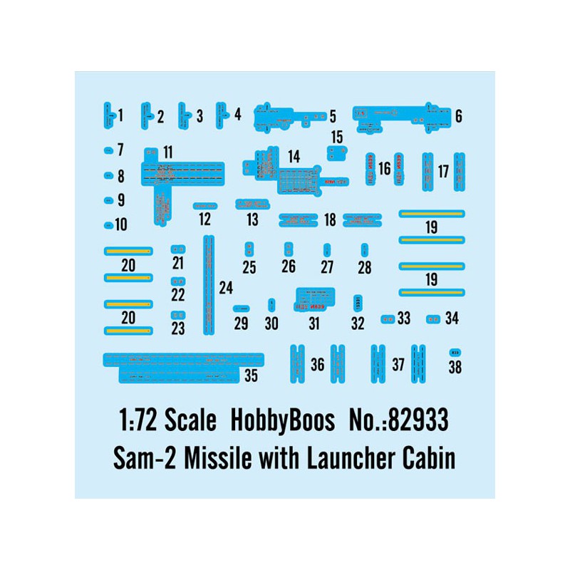 Maquette de Char en plastique Sam-2 Missile Launcher Cabin 1/72