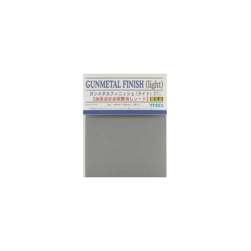 Matériaux pour maquette PLAQUE FINITION GUN METAL