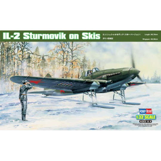 Maquette d'avion en plastique IL-2 Sturmovik on Skis 1/32 Maquette d'avion en plastique IL-2 Sturmovik on Skis 1/32