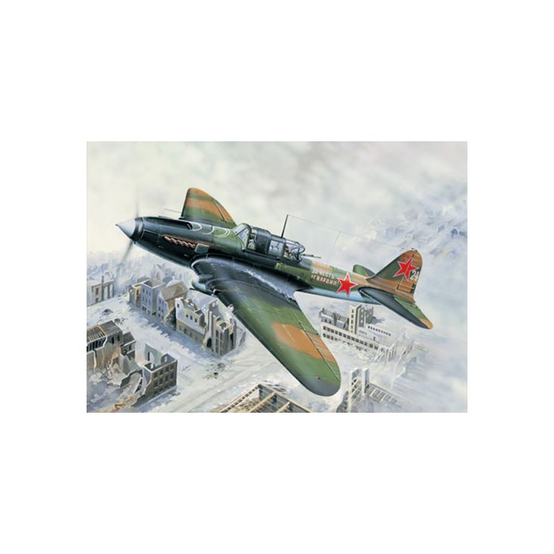 Maquette d'avion en plastique IL-2M STORMOVIK 1/32