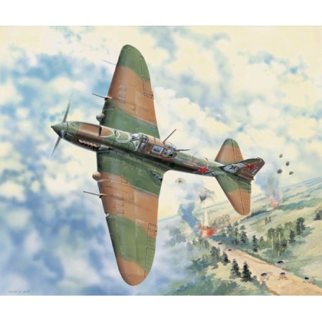 Maquette d'avion en plastique IL-2M3 Ground Attack Airc.1/32 Maquette d'avion en plastique IL-2M3 Ground Attack Airc.1/32