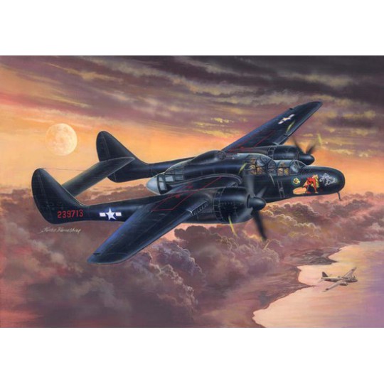 Maquette d'avion en plastique P-61B Black Widow 1/32 Maquette d'avion en plastique P-61B Black Widow 1/32
