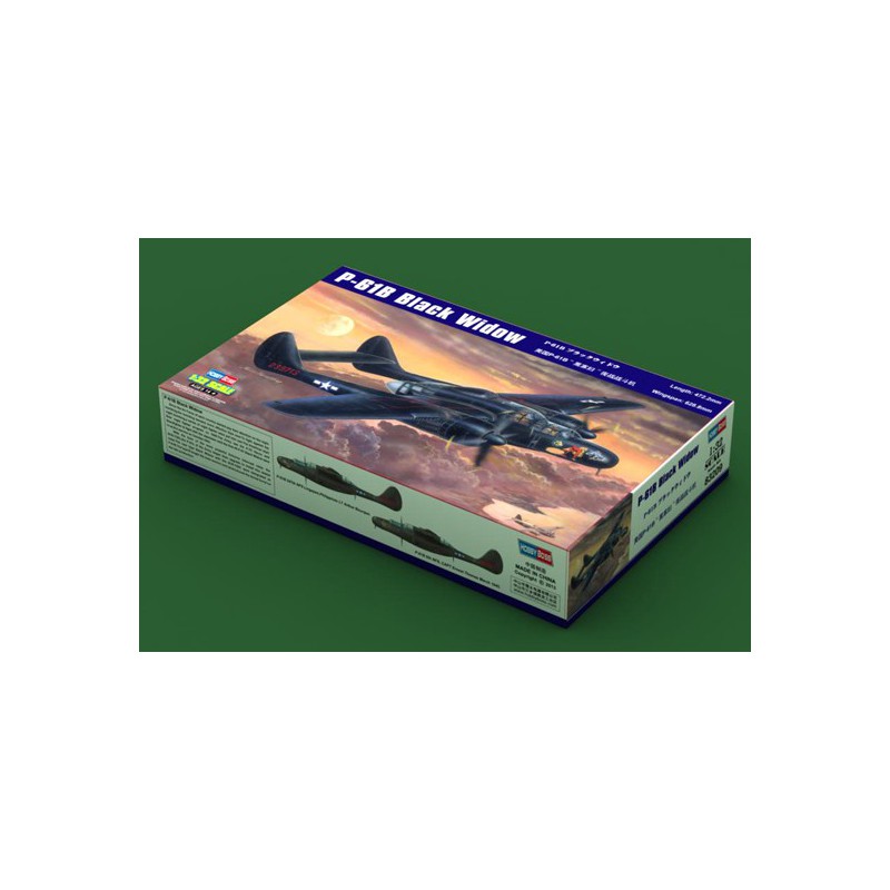 Maquette d'avion en plastique P-61B Black Widow 1/32