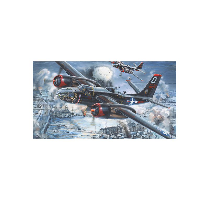 Maquette d'avion en plastique A-26C Invader 1/32