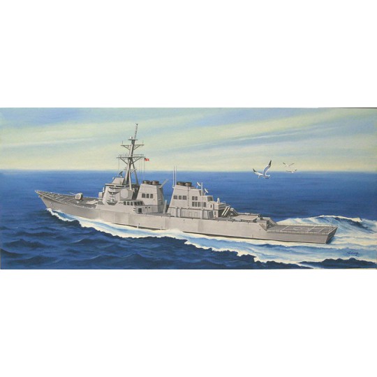 Maquette de Bateau en plastique USS Arleigh Burke DDG-5 1/700 Maquette de Bateau en plastique USS Arleigh Burke DDG-5 1/700