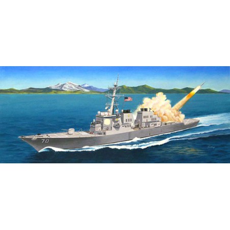 Maquette de Bateau en plastique USS Hopper DDG-70 1/700 Maquette de Bateau en plastique USS Hopper DDG-70 1/700