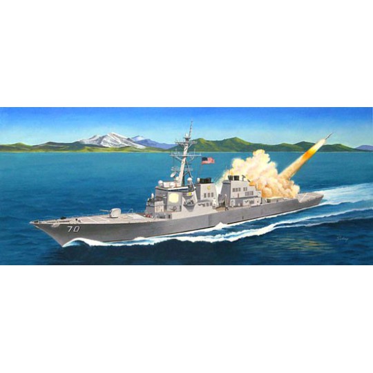 Maquette de Bateau en plastique USS Hopper DDG-70 1/700 Maquette de Bateau en plastique USS Hopper DDG-70 1/700