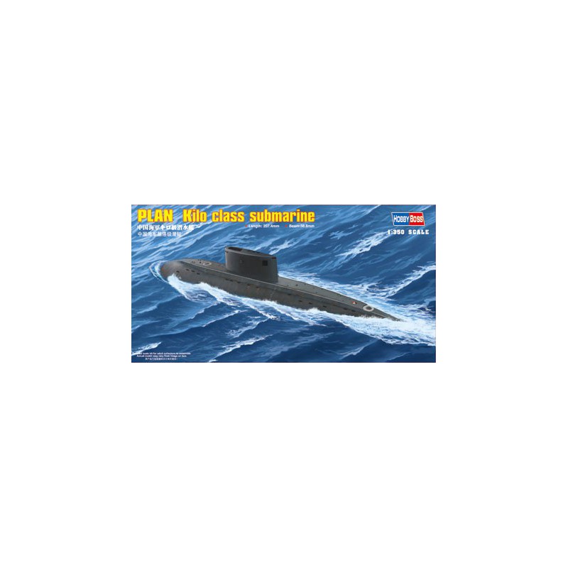 Maquette de Bateau en plastique PLAN KILO CLASS SUBMARIN 1/350