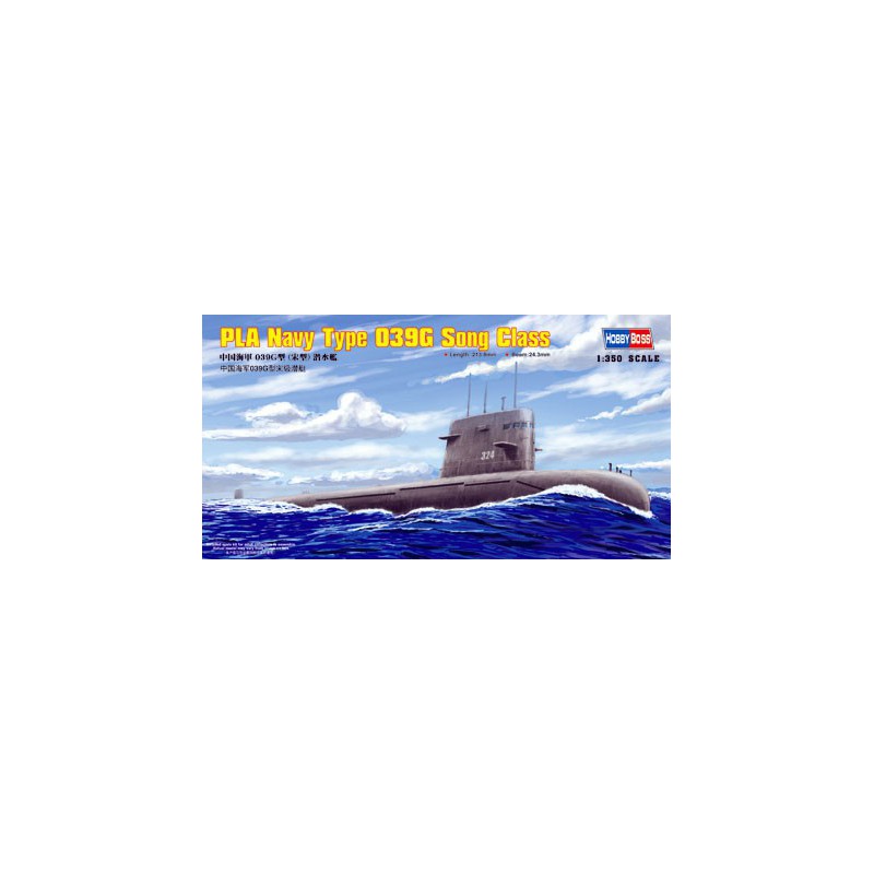 Maquette de Bateau en plastique PLA NAVY039 SONG CLASS 1/350